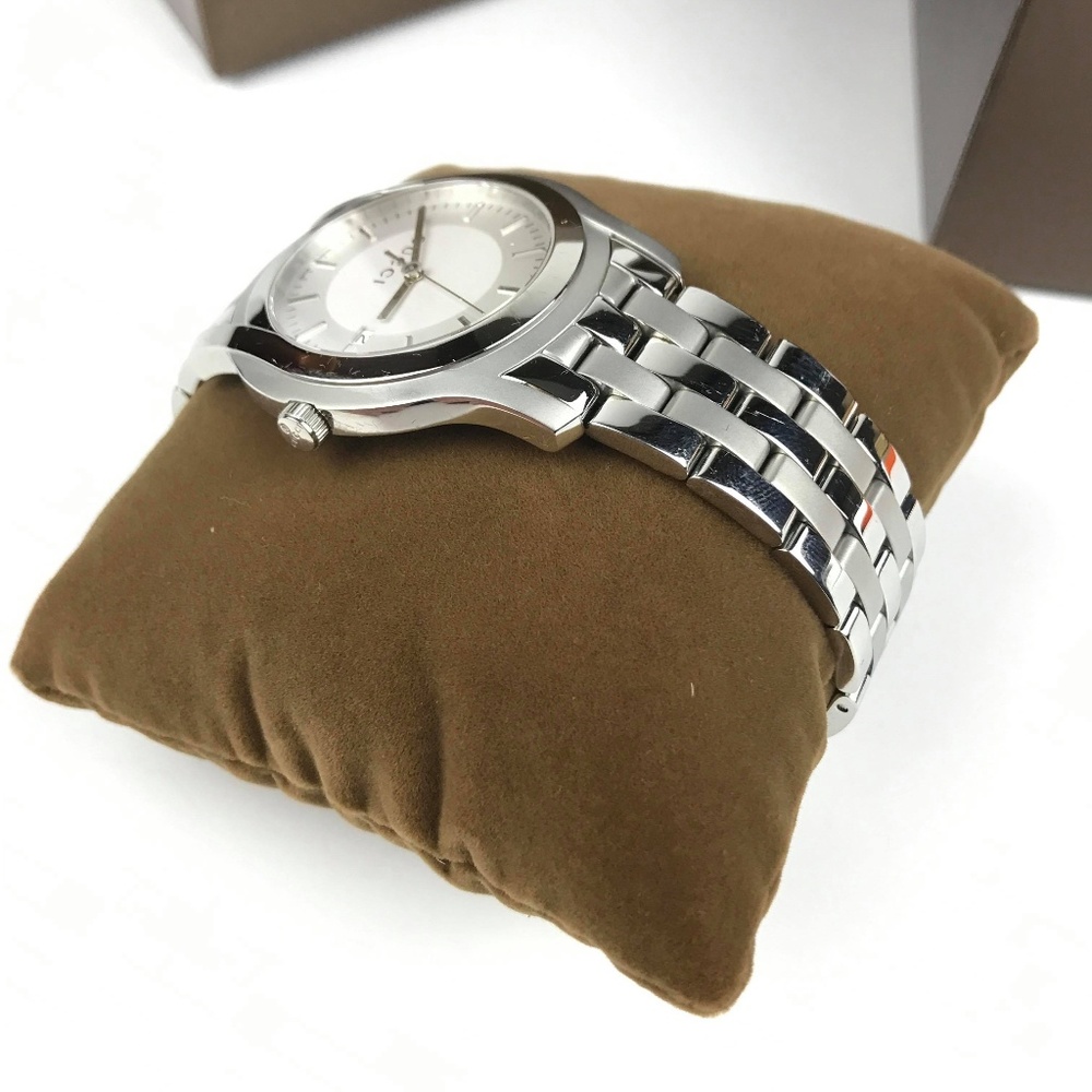 NWT Authentic Gucci Silver Stainless Steel Watch - Picture 7 of 8